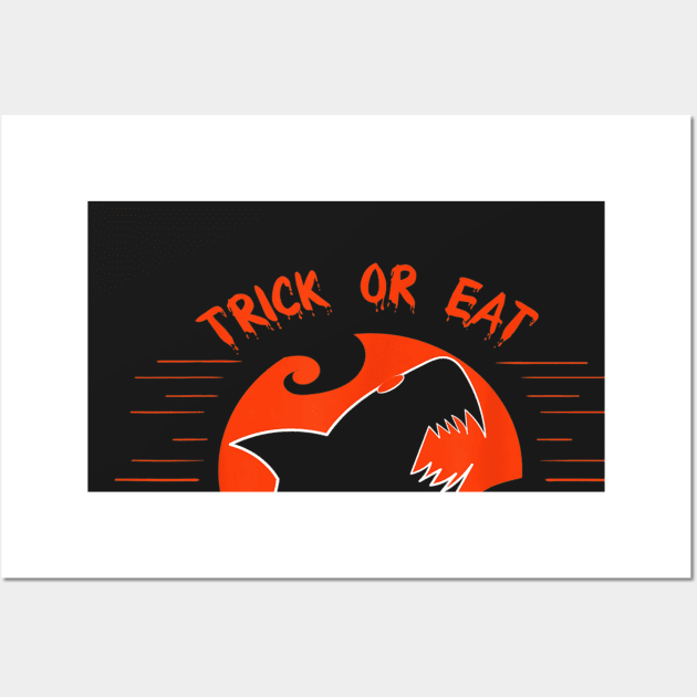 Halloween 2020 Horror Trick or Eat Nurse Costume Wall Art by Christyn Evans